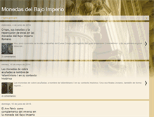 Tablet Screenshot of monedasdelbajoimperio.com